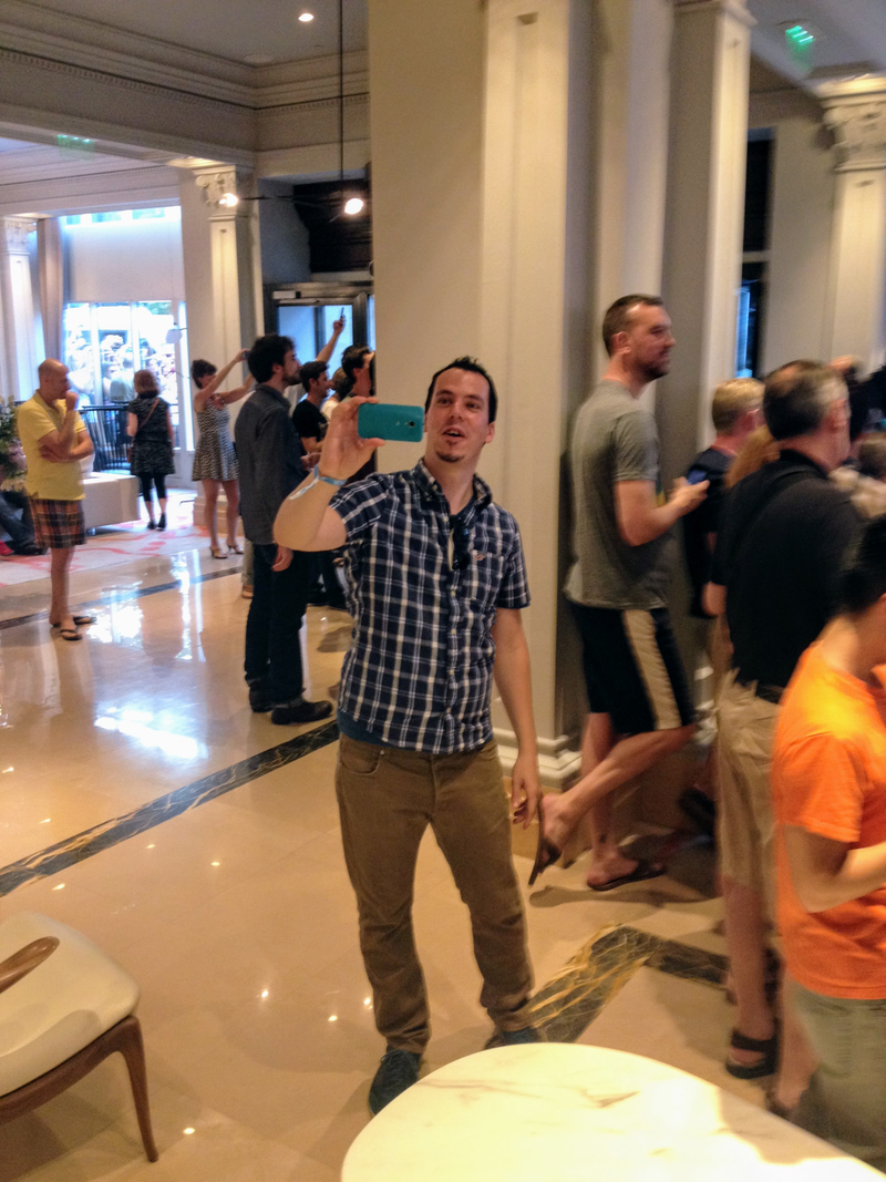 Chelsea soccer team in hotel